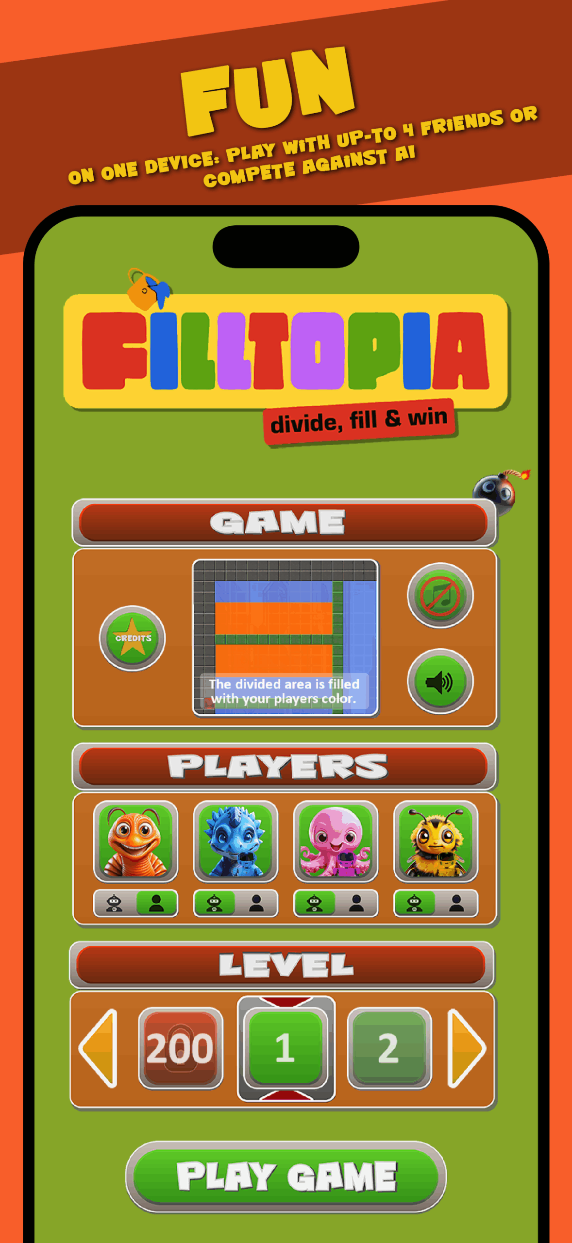Filltopia Screenshot Fun